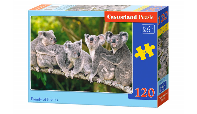 CASTORLAND puzzle Family of Koalas, 120 el. B-13289-1
