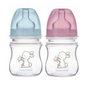 CANPOL BABIES pudelīte ar plato kaklu EasyStart Little Cutie 120ml, 35/218