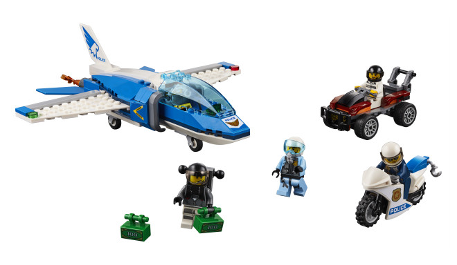 LEGO City mänguklotsid Sky Police Parachute Arrest (60208)