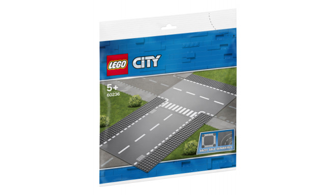 60236 LEGO® City Taisns ceļš un T veida krustojums