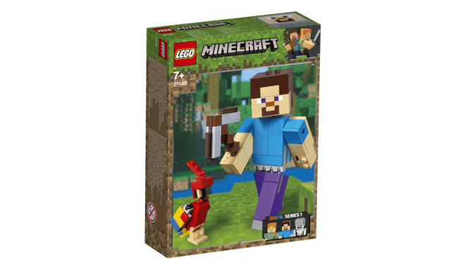 21148 LEGO® Minecraft™ Steve BigFig with Parrot