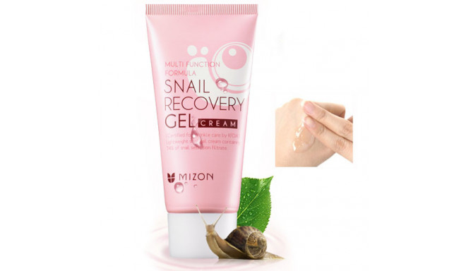 Mizon Snail Recovery Gel Cream - kerge geel-kreem teolimaga