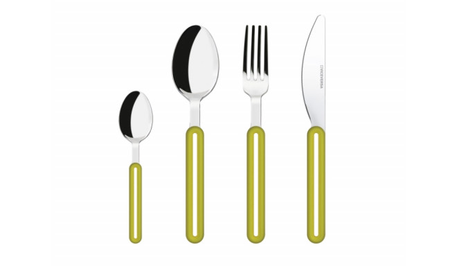 ViceVersa Offset Cutlery Set 24 green 16511