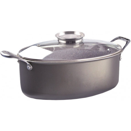 Pensofal 5521 Invictum Professional Oval Saucepan 32cm (2 handles w/glass)