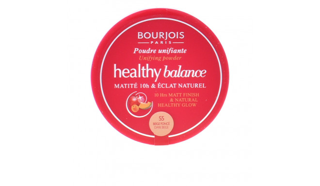 Bourjois HEALTHY BALANCE unifying powder #55-dark beige 9 gr