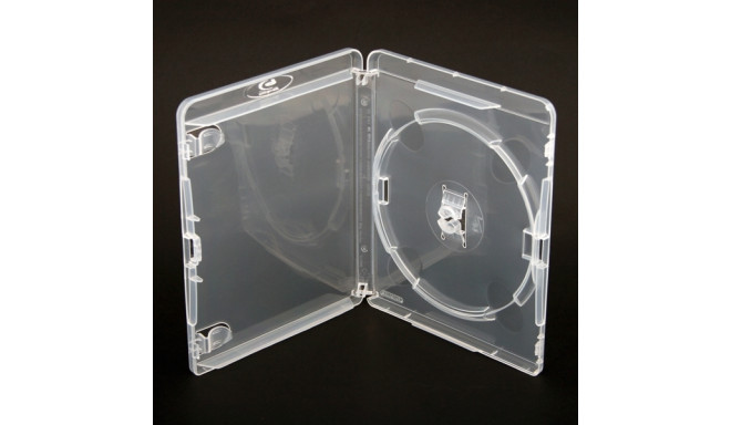 BLU-RAY AMARAY BOX 14MM 1 DISC CLEAR WITH CLIP