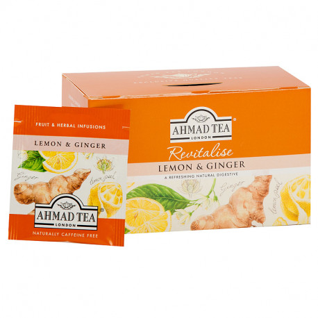 Tee Ahmad Alu Alu Lemon & Ginger taimetee, 20pk x 2 g