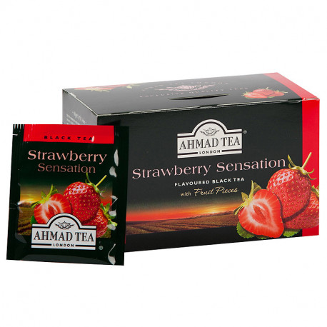 Must tee Ahmad Alu Strawberry, maasika, 20 tk x 2 g (2 tk)
