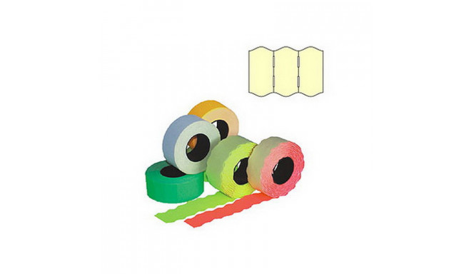 Markeerimislindid 26x16mm, valge/ümar, 5tk