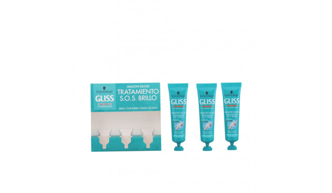 Schwarzkopf GLISS MILLION GLOSS Tratamiento s.o.s. brillo 3 x 20 ml