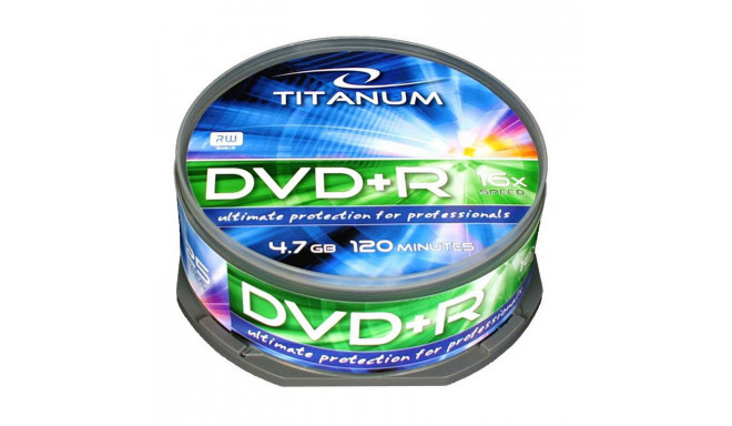 DVD+R ESPERANZA Titanium 4.7GB 16X, 25-torn