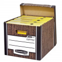 Arhiivikast Fellowes Woodgrain, 325x285x385mm, 2 tk