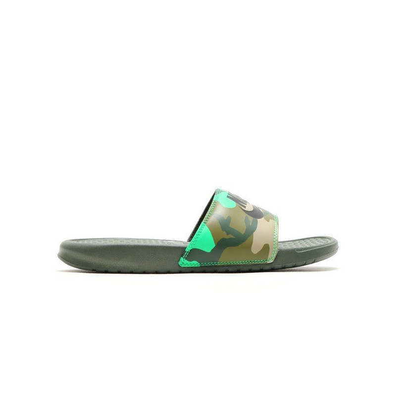 Platud Nike BENASSI JDI camo roheline Flip flops Photopoint.lv