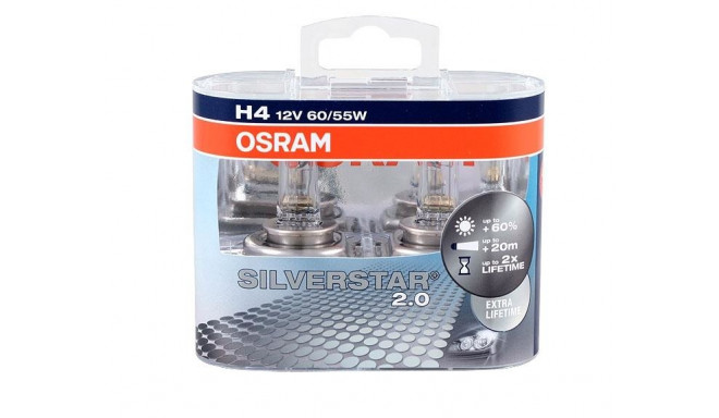 OSRAM Autolambid Silverstar 2.0 12V H4 60/55W P43T