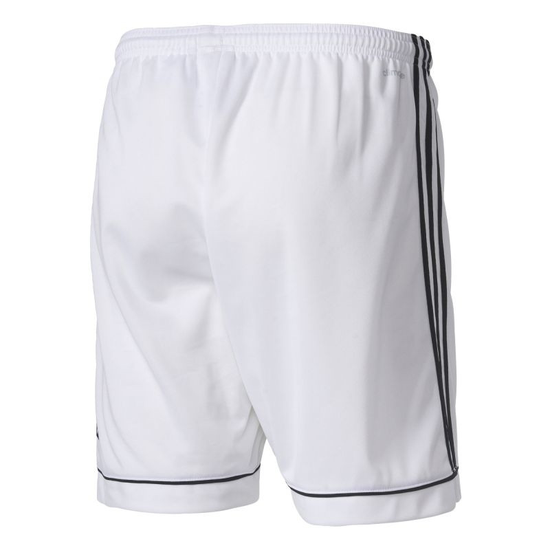 white adidas football shorts