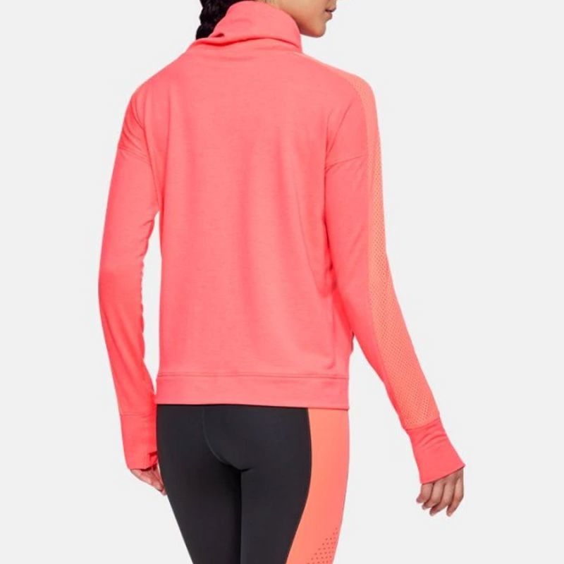 under armour women's featherweight fleece slouchy funnel neck sweatshirt