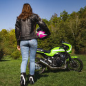 Leather moto jacket for women W-TEC Sheawen Lady