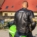 Men's motorcycle jacket leather Brenerro W-TEC