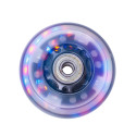Light up inline skate wheel PU 72x24mm ABEC 5