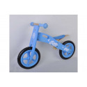 Balance bike kids wooden 12 inch blue Yipeeh