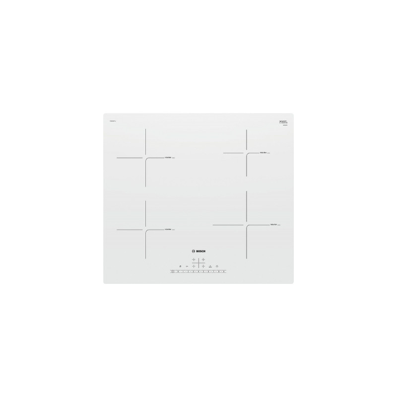 BOSCH Induction hob PUE612FF1J, 60 cm, white - Интегрируемые плиты ...