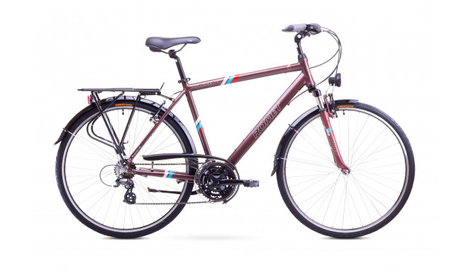 City bicycle for men 19 M ROMET WAGANT 1 brown