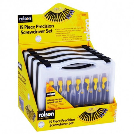 Rolson kruvikeerajate komplekt 15 osa RL-28289 EOL