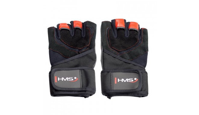Adults training gloves black/red HMS M