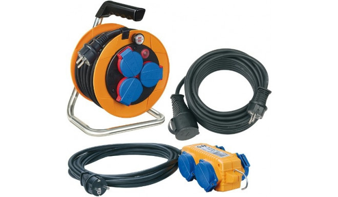 Brennenstuhl Power-Pack10+5+10m - extension cable drum