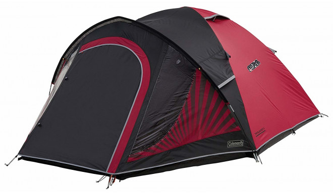 Coleman 2000032322 the Black Out 4 Tent - Black/Red