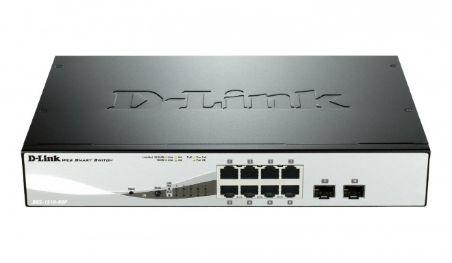 D-Link switch DGS-1210-08P PoE/1000/MAN/ 8