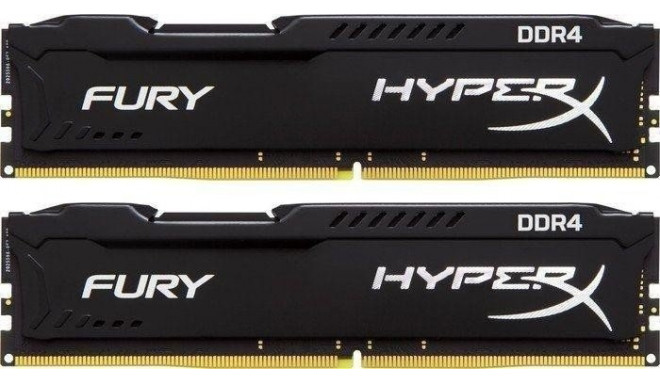 Kingston RAM HyperX DDR4 16 GB 3200-CL18 - Dual-Kit - Fury Black