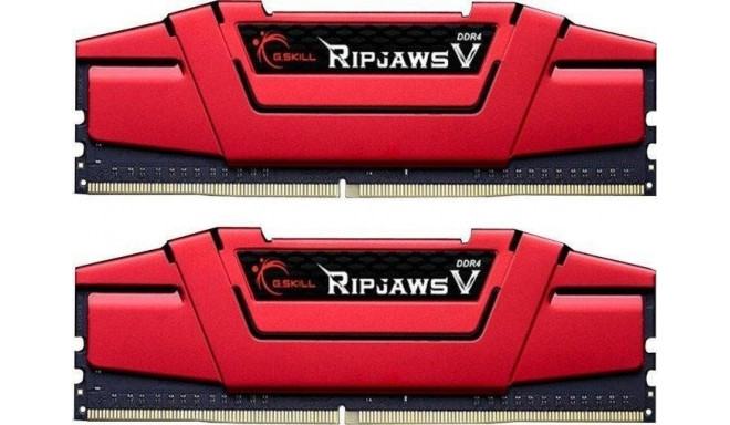 G.Skill RAM DDR4 16GB 3600-CL19 Ripjaws V Red Dual-Kit