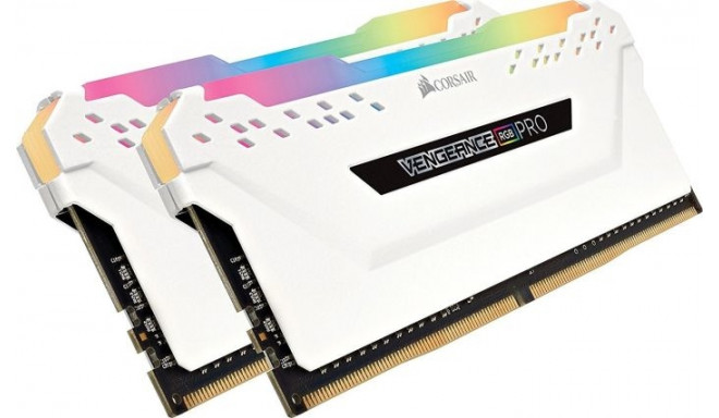 Corsair 16GB DDR4-3000 Kit - white - CMW16GX4M2C3000C15W - Vengeance RGB PRO