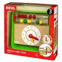 BRIO learning clock with counting frame