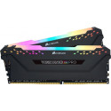 Corsair DDR4 16 GB 2666-CL16 - Dual-Kit - Vengeance RGB PRO Black