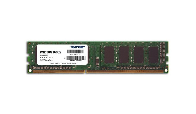 Patriot RAM DDR3 8GB 1600 CL11 - Signature Line