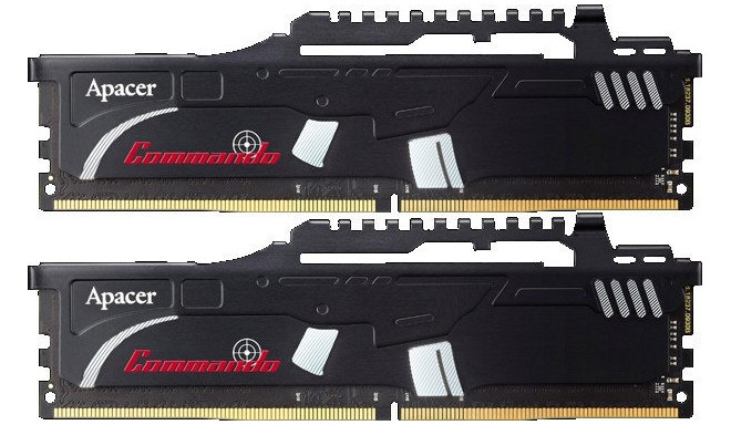 Apacer RAM DDR4 16GB 2666-16 1024x8 Commando Dual-Kit