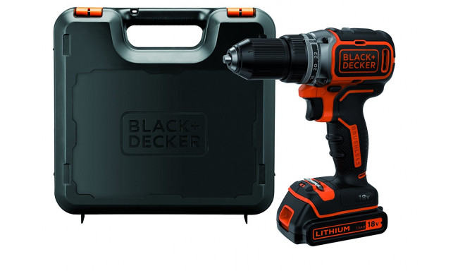 Black&Decker BL186K cordless screw driller + case + rechargeable battery 1.5Ah