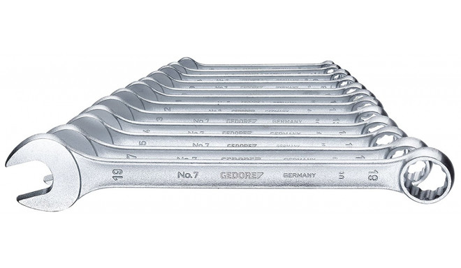 Gedore 7-0112 ring-combination wrench set - 12-pieces - 6091530
