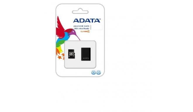 ADATA microSD 16GB + adapter Cl4 SDHC