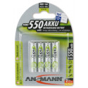 Ansmann Micro NiMh battery 4xAAA 550mA