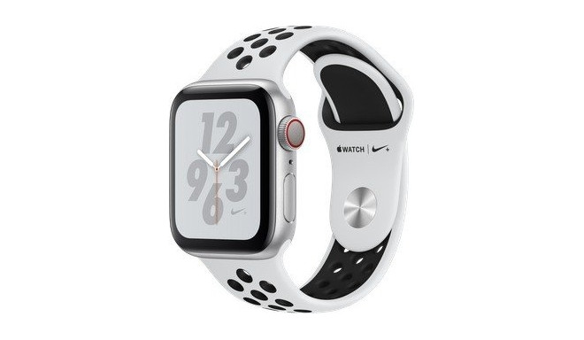 Apple Watch 4 Nike + 40mm + - silver/black - MTX62FD/A