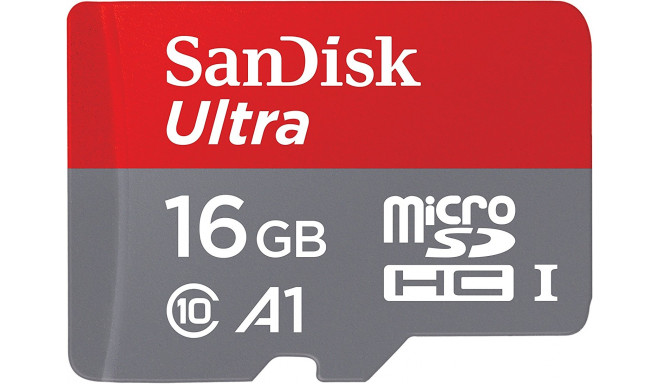 SanDisk mälukaart microSDHC 16GB Ultra