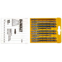 Dewalt Jigsaw Set DT2290 10pcs - 10 pcs. Wood