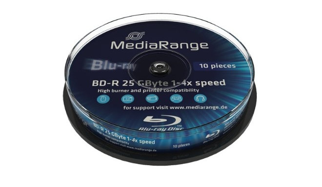 BD-R 6x CB 25GB MediaR 10 pieces