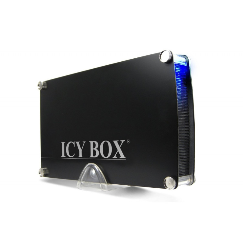 ICY BOX IB-351StU3-B Black - 3.5 Inch SATA - USB 3.0 - Välise Kõvaketta ...