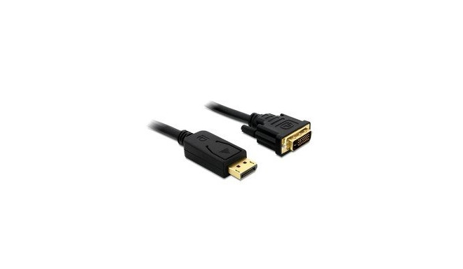 Delock DisplayPort-> DVI 24+1 black 2m