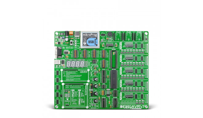 EasyAVR v7 arendusplatvorm 8-bit AVR mikrokontrolleritele