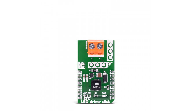 LED driver click - MCP1662 LED draiveri moodul